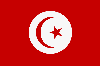Tunesien Fahne 90 x 150 cm. mit Oesen