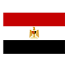 Fahne gypten 90 x 150 cm. mit Oesen