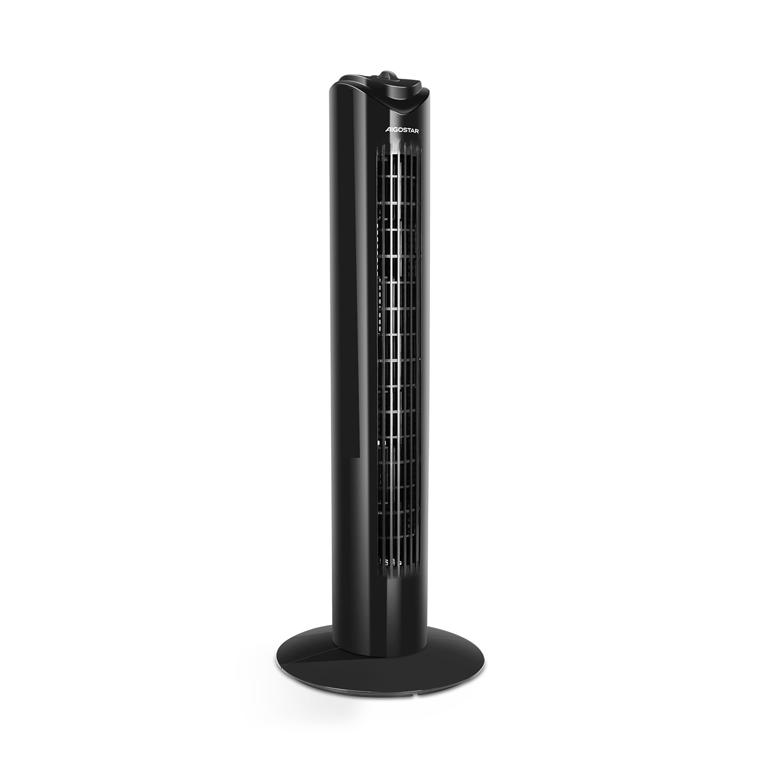 Aigostar oszillierender Turmventilator schwarz, 84cm, 45W