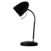 Lampe de table noire avec support, sans ampoule (E27)