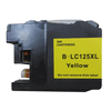 Cartouche d`encre jaune, 10 ml. compatible avec Brother LC-123Y