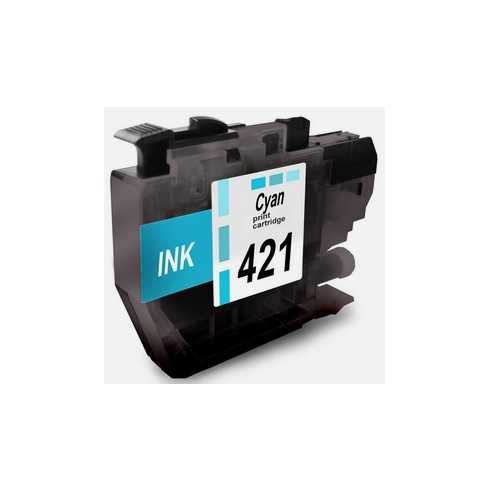 Brother LC-421 cartouche d`encre compatible XL cyan, 7.5 ml