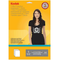 Impression T-Shirts Kodak pour les tissus sombres, A4, 5 feuilles