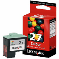 Original Lexmark Nr.27 Tintenpatrone Color, ca. 140 Seiten