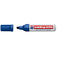 EDDING Permanent Marker 500 blau ca. 2 - 7 mm