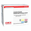 Original Oki Toner Rainbow Kit C, M, Y, BK, 5000 Seiten