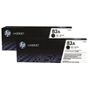 HP CF283AD pack  deux toner originals 83A noire, 2x 1500 pages