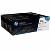 Original HP Toner Rainbow-Kit 304A, CMY, 3x 2800 Seiten