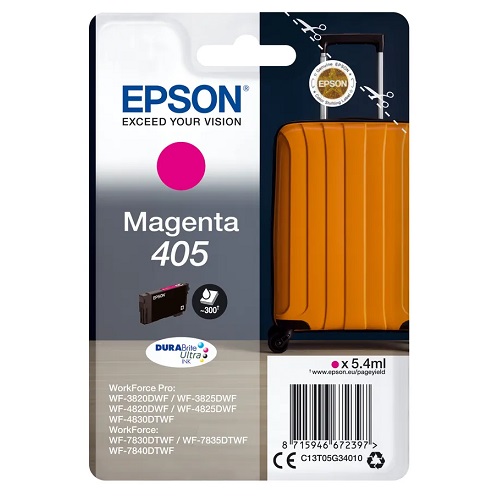 Epson T05G340 originale Tintenpatrone Nr. 405 magenta, 5.4 ml, .300 Seiten