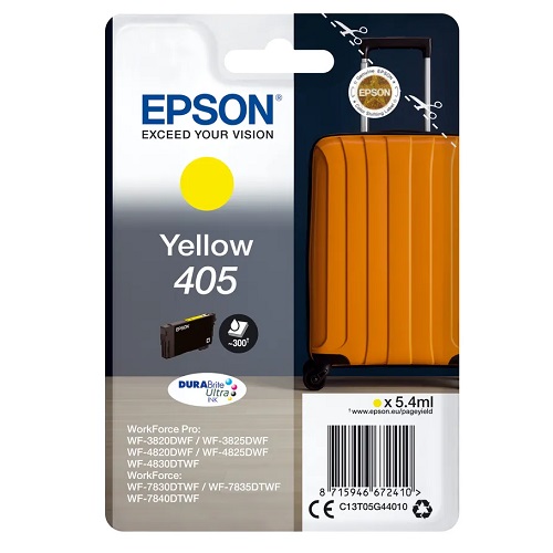 Epson T05G440 originale Tintenpatrone Nr. 405 yellow, 5.4 ml, .300 Seiten