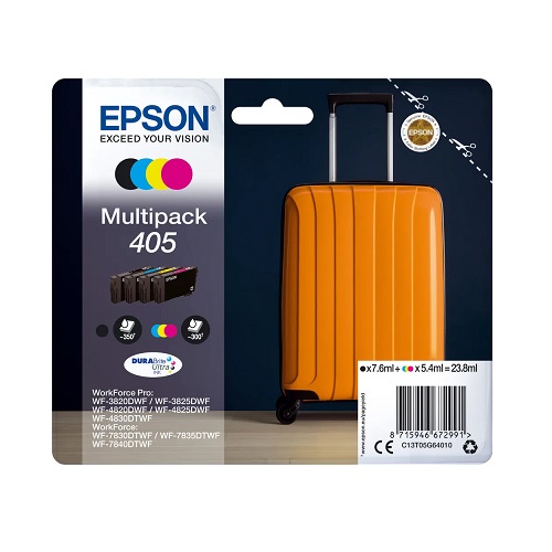 Epson T05G640 originales Tintenmultipack Nr. 405 BCMY