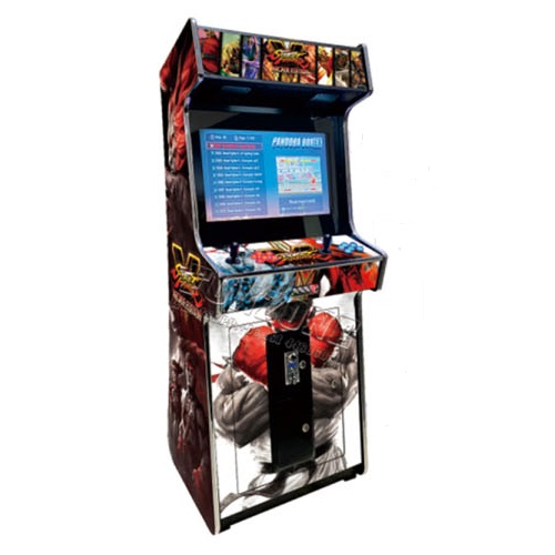 Machine de jeux vido "Street Fighter" avec un cran de 27" et 3000 jeux, maintenant avec un bon de Tintenmax de CHF 200.-
