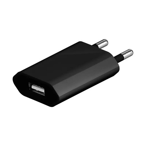 Chargeur USB 1A noir