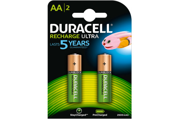 DURACELL Akku AA 2400mAh 2 Stück, HR6 Tintenmax.ch