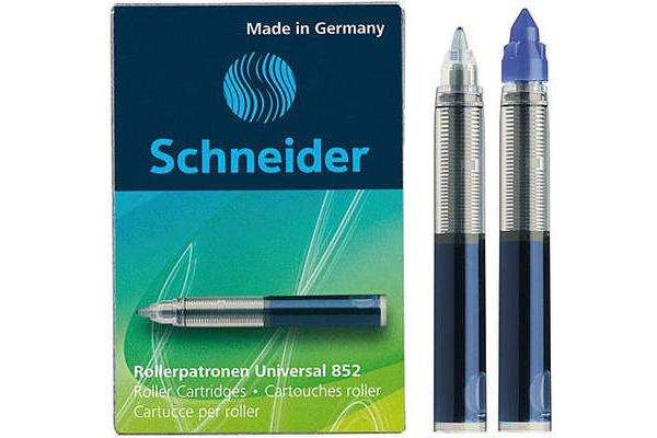 SCHNEIDER Encre roller Breeze 0.3mm bleu, effaçable 5 pièces