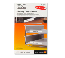 3L Porte-tiquette 15x150mm PVC, autocollante 10 pices, 7515-10