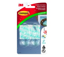 3M Deko-Haken Command Outdoor M 2 Stck, 17091AW