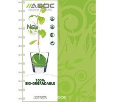 ADOC Carnet � anneaux Pap-Ex A4 lign� 72 feuilles, 6011.15