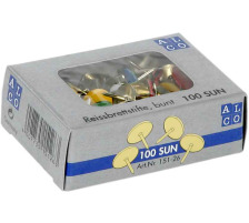 ALCO Punaises 9,5mm noir 100 pcs., 151-11