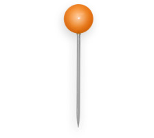 ALCO Landkartennadeln 5mmx16mm orange 100 Stck, 619