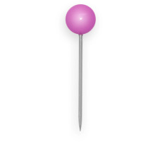 ALCO Landkartennadeln 5mmx16mm rosa 100 Stck, 620