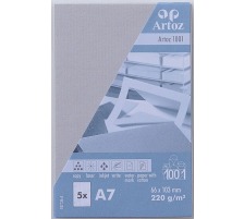 ARTOZ Visitenkarten 1001 A7 220g, grau 5 Blatt, 107136142