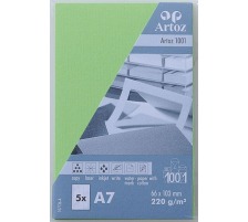 ARTOZ Visitenkarten 1001 A7 220g, grn 5 Stck, 107136143