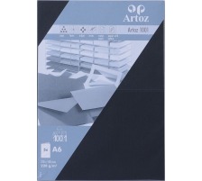 ARTOZ Cartes 1001 A6 220g, noir 5 feuilles, 107322262