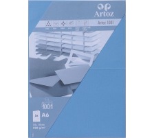ARTOZ Karten 1001 A6 220g, blau 5 Blatt, 107322264