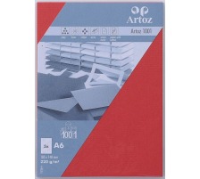 ARTOZ Cartes 1001 A6 220g, rouge 5 feuilles, 107326145