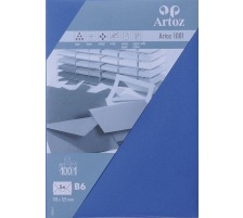 ARTOZ Couverts 1001 B6 100/220g, blau 5 Blatt, 107364184