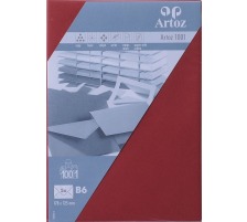 ARTOZ Couverts 1001 B6 100/220g, weinrot 5 Blatt, 107364185