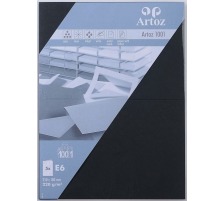 ARTOZ Karten 1001 E6 220g, schwarz 5 Blatt, 107372262