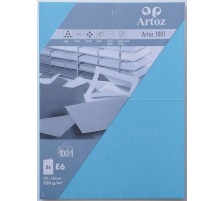 ARTOZ Karten 1001 E6 220g, azur 5 Stck, 107372263