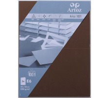 ARTOZ Karten 1001 E6 220g, braun 5 Stck, 107372266