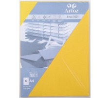 ARTOZ Karten 1001 A4 220g, gelb 5 Blatt, 107696142