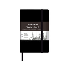AURORA Skizzenbuch Raphael A4 schwarz, 110g, 96 Seiten, 8148Z
