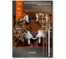 AURORA Zeichenblock A4 color, 120g 20 Blatt, BL47