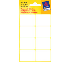AVERY ZWECKFORM Etiquettes 3829mm blanc 40 pcs., 3078Z