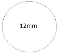 AVERY ZWECKFORM Marqueurs blanc 270 pcs. 12mm, 3145