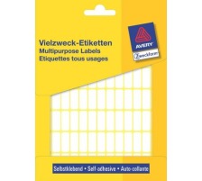 AVERY ZWECKFORM tiquettes univers. 20x8mm blanc 2184pcs./28fl., 3317