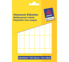 AVERY ZWECKFORM tiquettes univers. 38x14mm blanc 928 pcs/29 flls., 3323