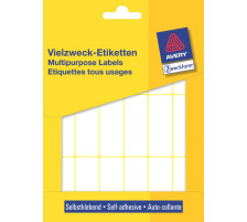 AVERY ZWECKFORM tiquettes univers. 50x19mm blanc 486pcs/27flls., 3327
