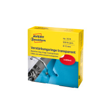 AVERY ZWECKFORM Oeillets de renforce. transp. 500 pcs., 3510