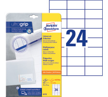 AVERY ZWECKFORM tiquettes univers. 70x37mm blanc, perm. 600pcs./25fl., 6173