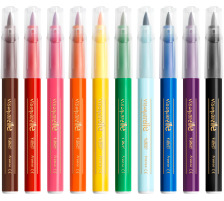BIC Kid Visaquarelle 4,5mm 10 couleurs, tui, 828964