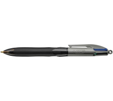BIC Stylo  bille 4 Colours 0.4mm avec clip, GRIP PRO, 8922931