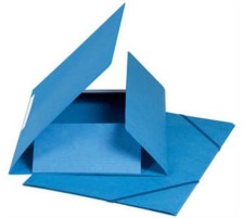 BIELLA Dossier ferm. lastique A4 bleu, 590gm2 220 flls., 178400.05