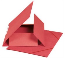 BIELLA Dossier ferm. lastique A4 rouge, 590gm2 220 flls., 178400.45