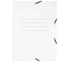 BIELLA Dossier ferm. lastique A4 blanc, 355gm2 200 flls., 178401.01